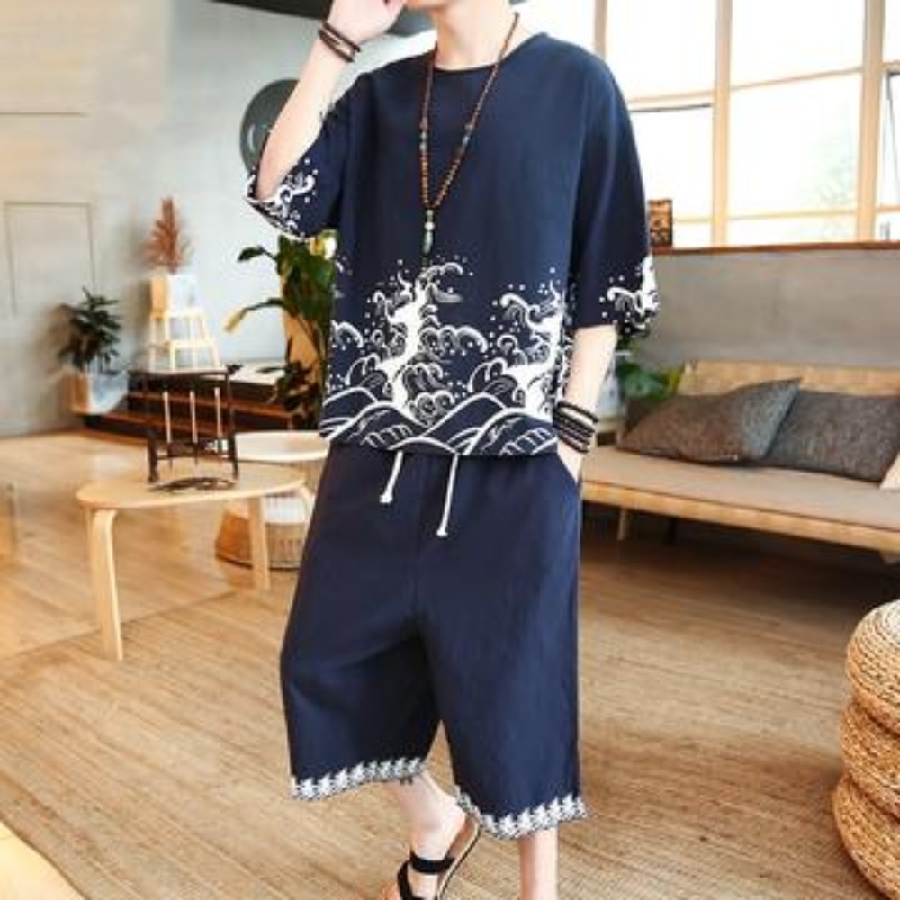 Men's  2Pc Summer Hip Hop Short Set